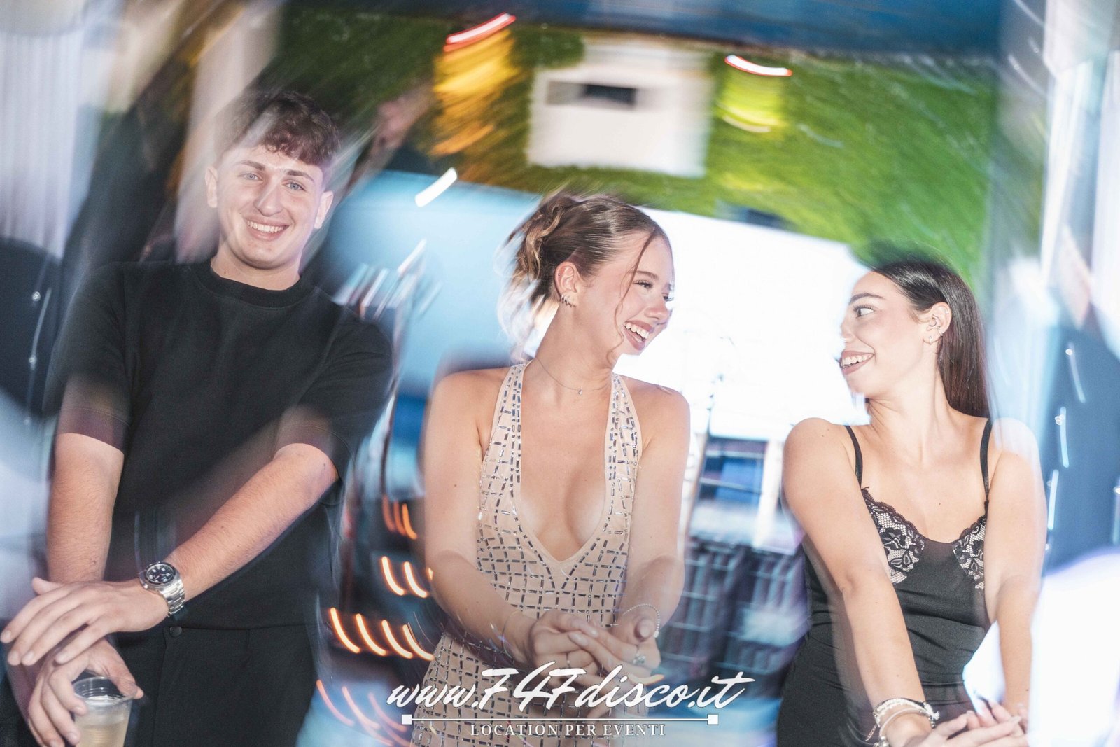 Location 18 anni Roma – 747 Disco con scenografie per la festa di Lucia