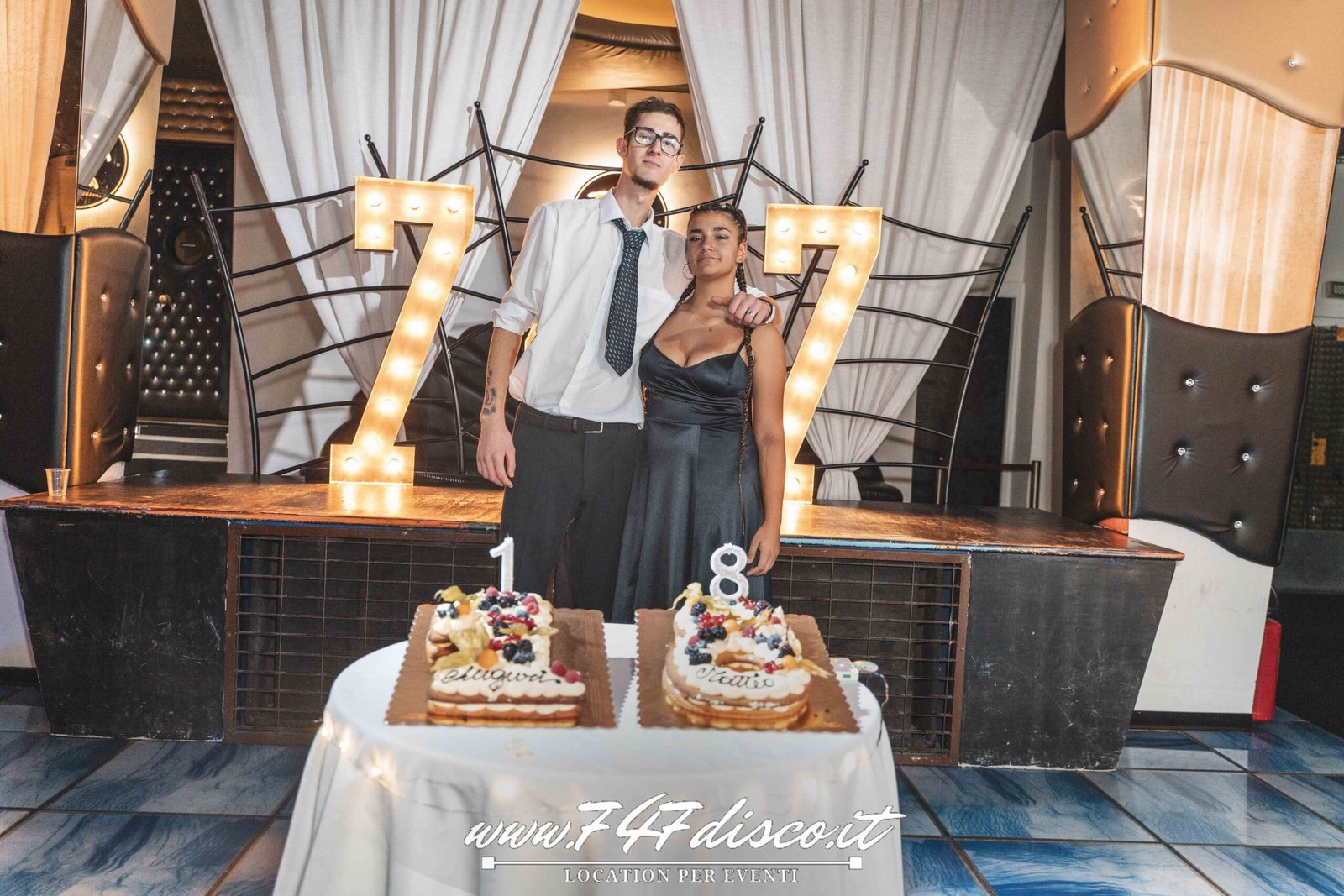 Buffet all-inclusive Roma – festa 18 anni di Matteo al 747 Disco