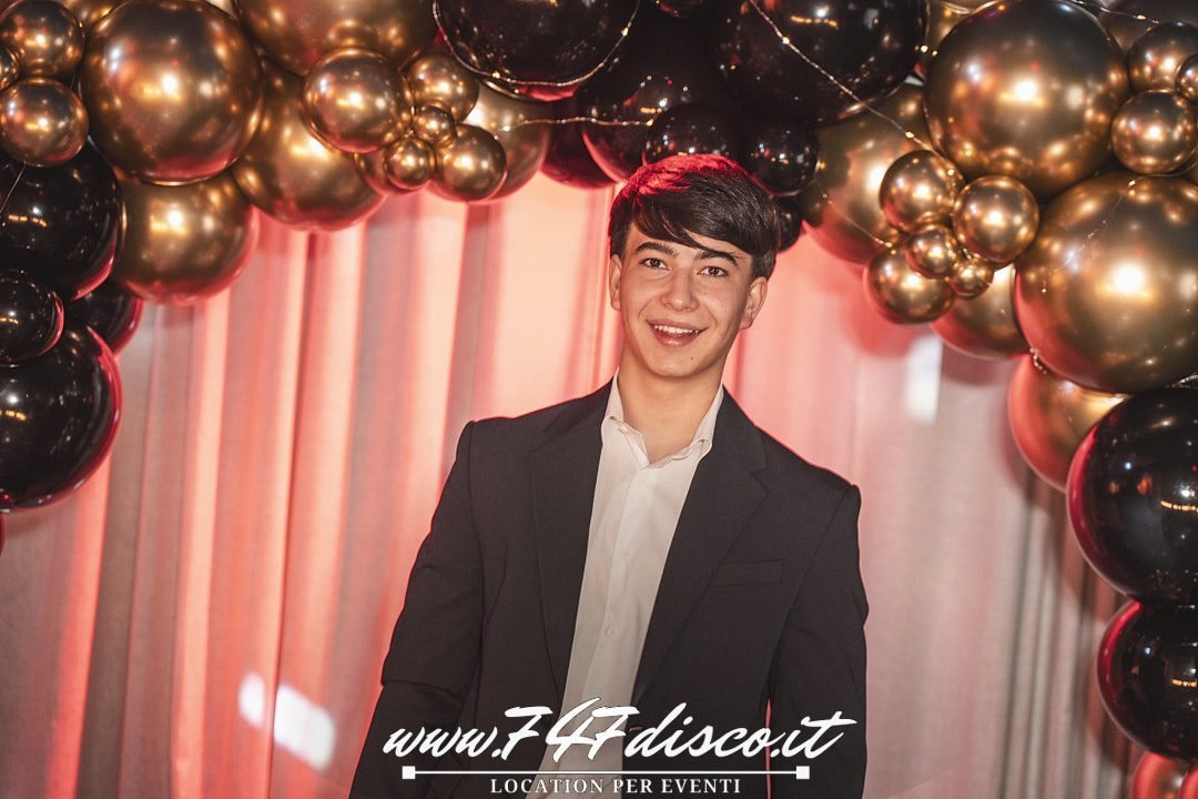 Festa 18 anni Roma Cristian sala feste privata al 747 Disco