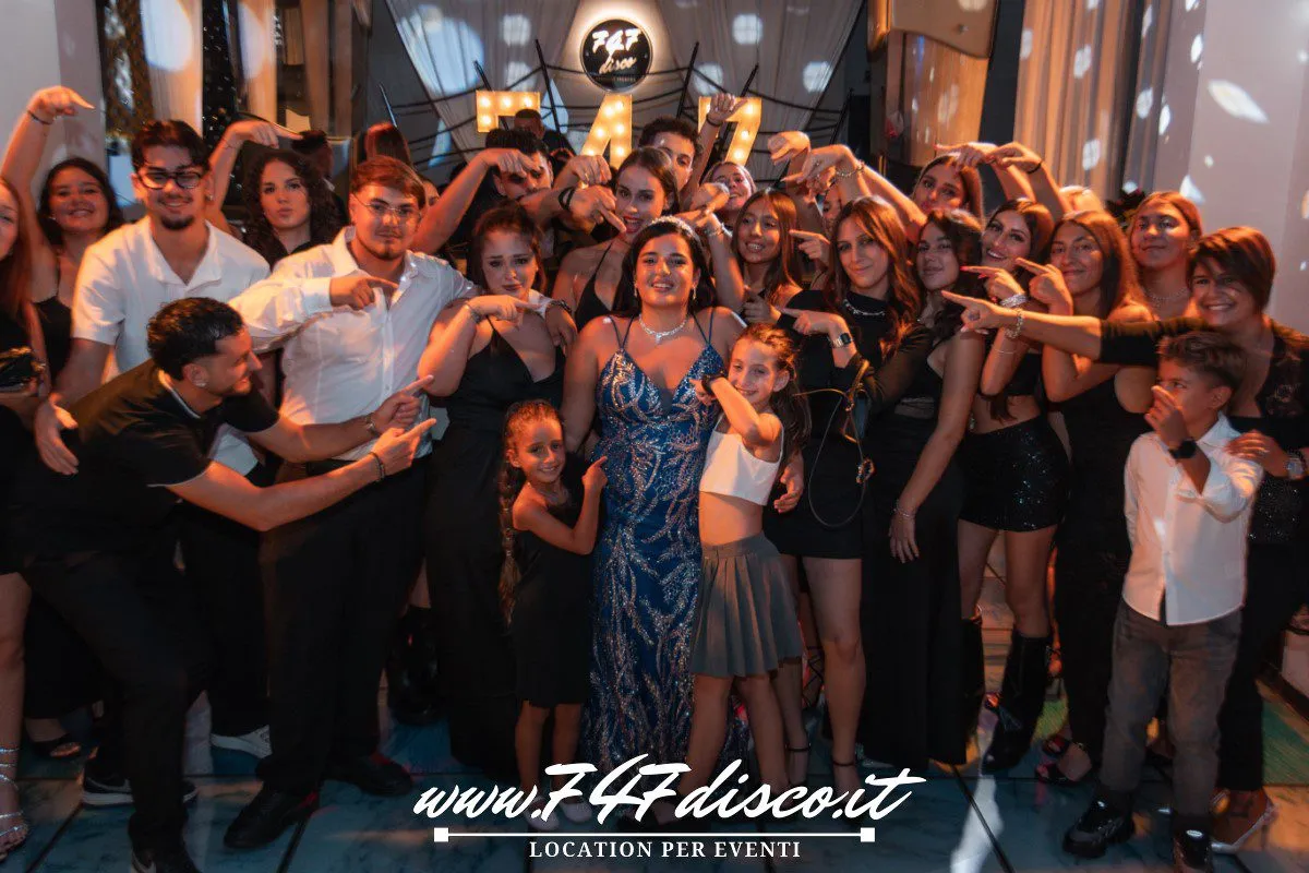 Festa 18 anni Martina Roma al 747 Disco, discoteca privata per diciottesimi